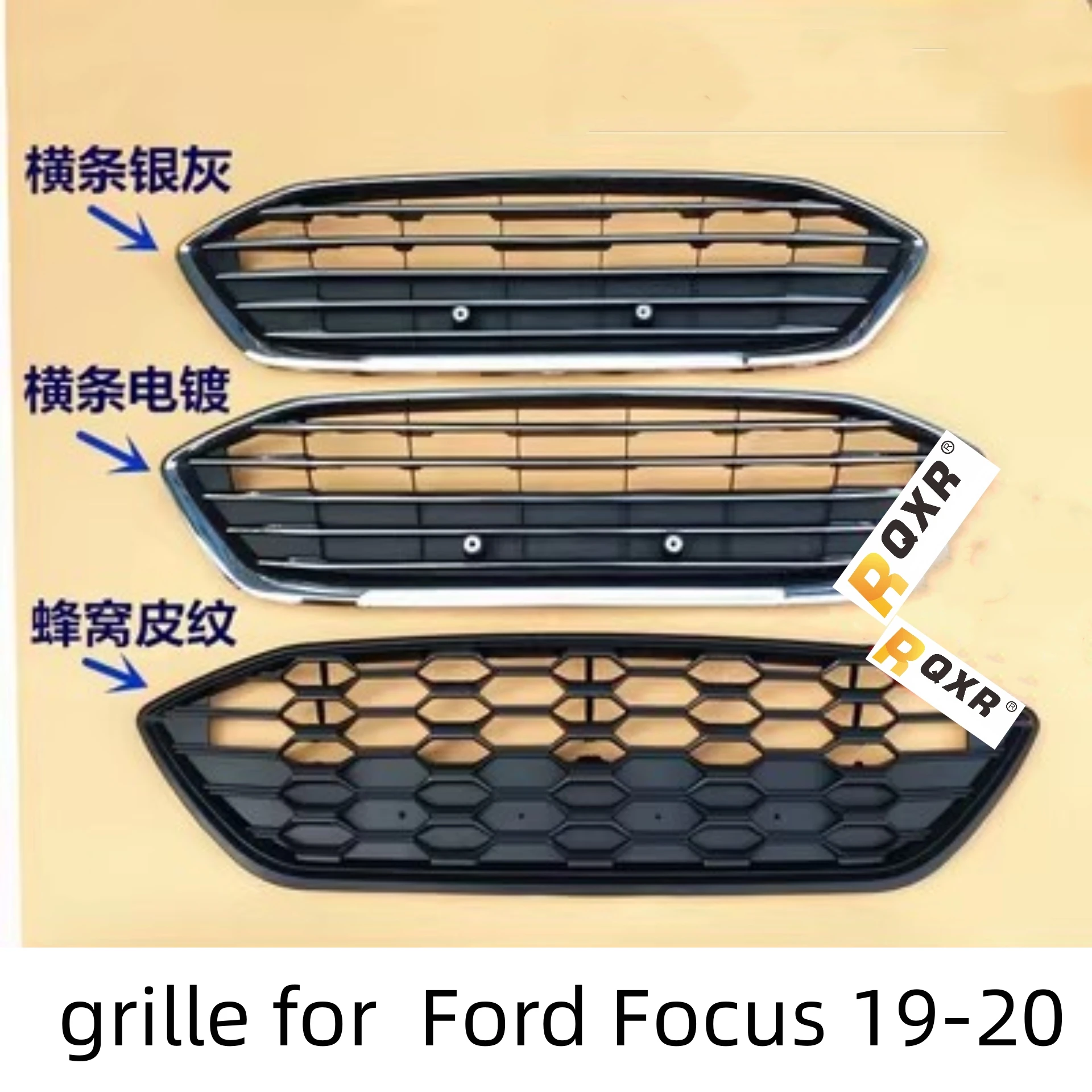 

Body Kit Radiator Grille Grid for Ford Focus 2019-2020 Front Bumper Net Car Accessories