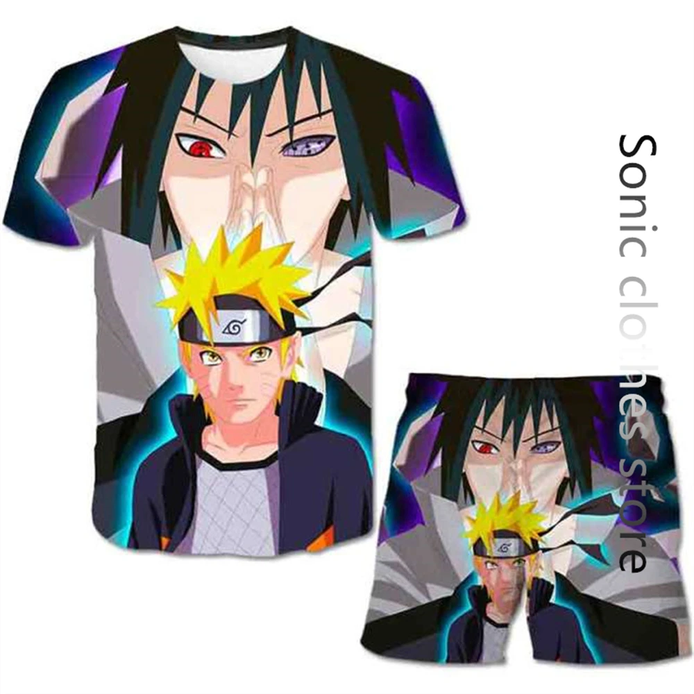 

Новинка лета 2023, детский удобный крутой комплект из синтетической футболки и шортов для фитнеса, комплект одежды большого размера