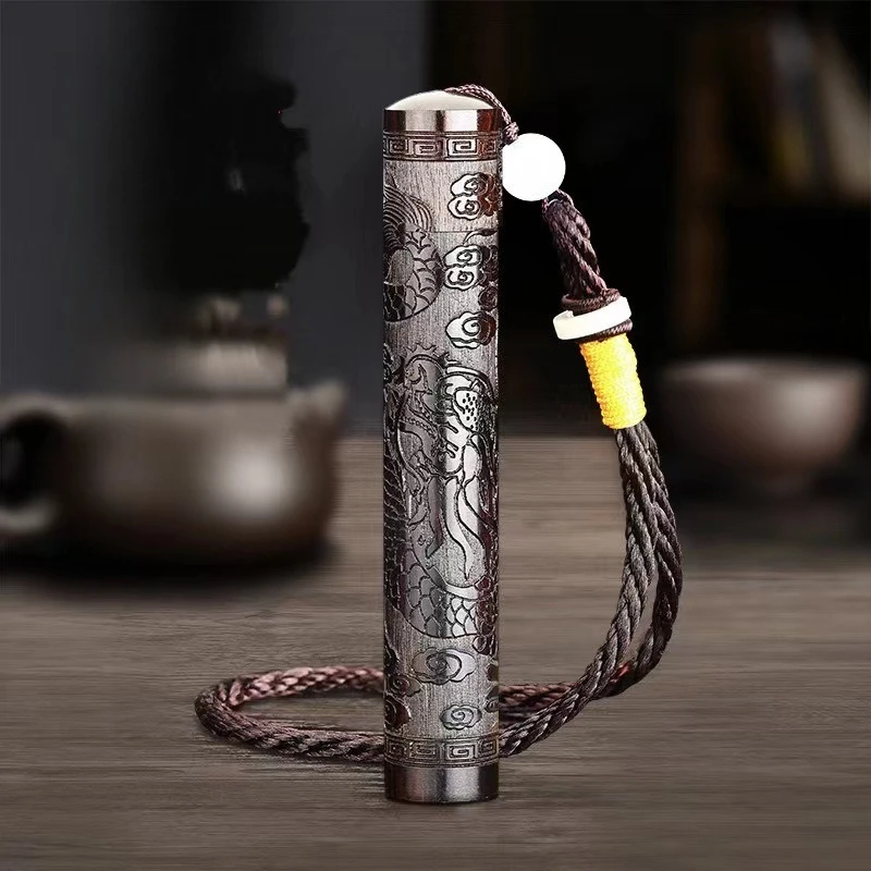 Фото Ретро-зажигалка из сандалового дерева с USB-зарядкой, ветрозащитная электронная зажигалка без пламени, уникальный подарок для мужчин, аксессуар для курения №5