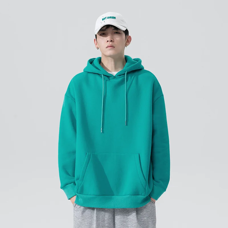 

Hooded Sweater Long SleeveTT-shirt Men's ClothingSpring and Autumn New Fashion Trendy Brand Youth Sweater Casual Top Clothes