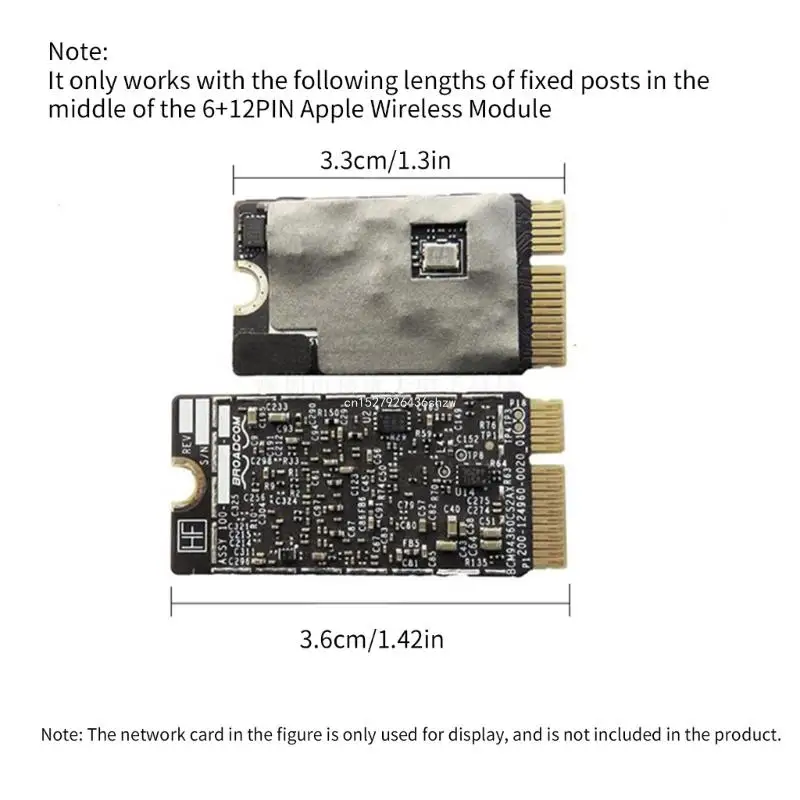 Wi-Fi Bluetooth-совместимая беспроводная карта аэропорта BCM94360CS2 BCM943224PCIEBT2 для 11 дюймов