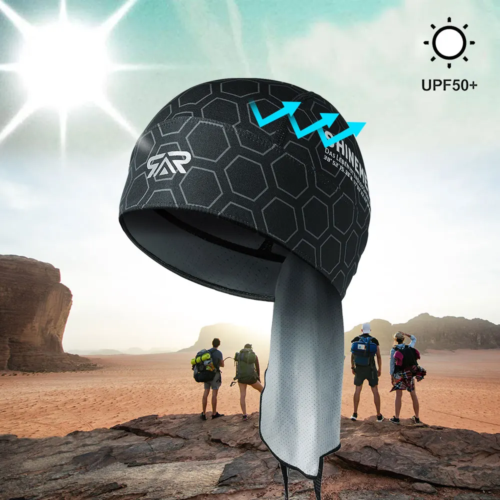 Sports Pirate Headscarf Cap Quick Dry Sunscreen Running Riding MTB Bicycle Cycling Bandana Men Summer Headwear Headband Hat