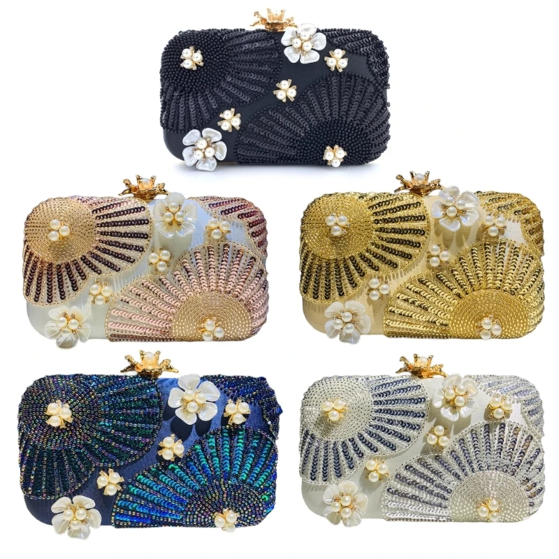 Модная женская сумка Вечерняя сумочка-кошелек со сверкающими блестками и