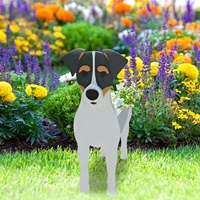 dog flower pot cute dog design animal flower planter pot for garden decoration diy pvc garden flower holder home decor