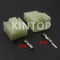 1 set 10 pins auto wiring terminal socket automobile accessories 6090 1220 6090 1056 car unsealed connector