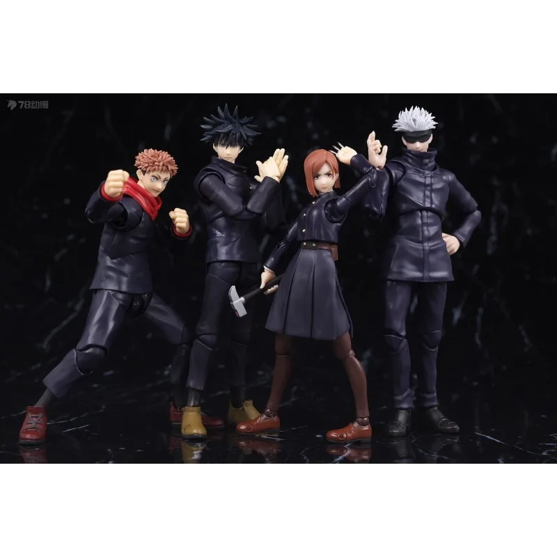 Фото Оригинальные фигурки Bandai S.H.Figuarts: Юдзи Итадори, Сукуна, Годжо, Тоуи, Фушигуро, Нобара, Кугисаки — игрушки-фигурки для мальчиков и девочек, подарок №4