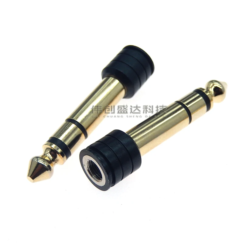 

1 шт., разъем 6,35 мм «папа»-«мама» 3,5 мм