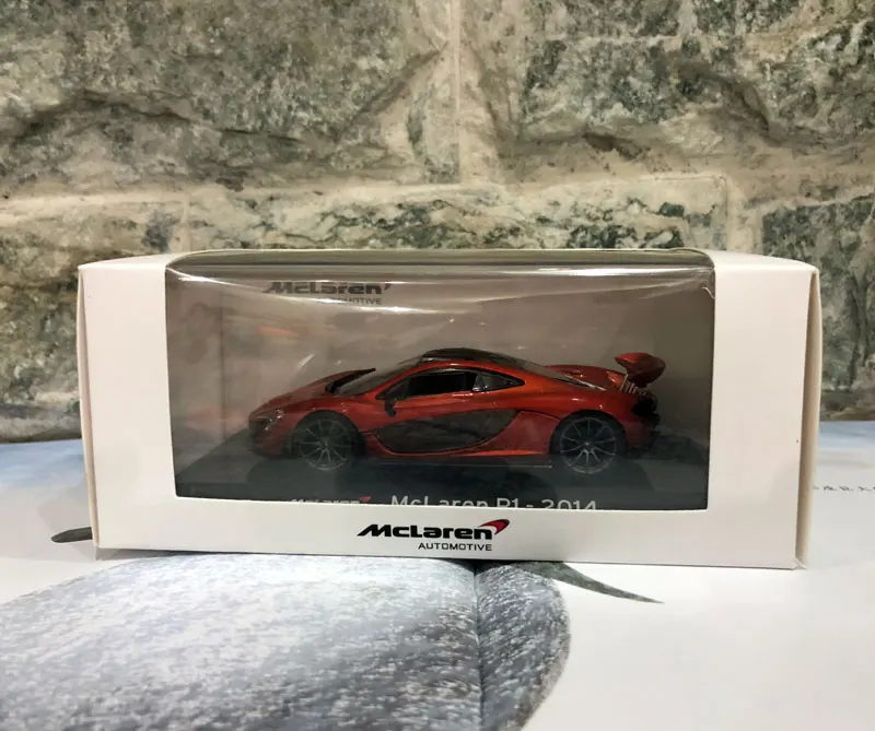 

LEO 1/43 Scale Diecast Car Toys Mclaren P1 2013 Die-Cast Metal Vehicle Model Toy For Boys Kids Collection Decoration Gift