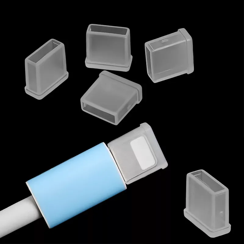

10PCS Charging Cable Cord USB Male Port Dust Plug Prevent for IPhone Interface Anti-Dust Plug Stopper Cap Protector Cover Case