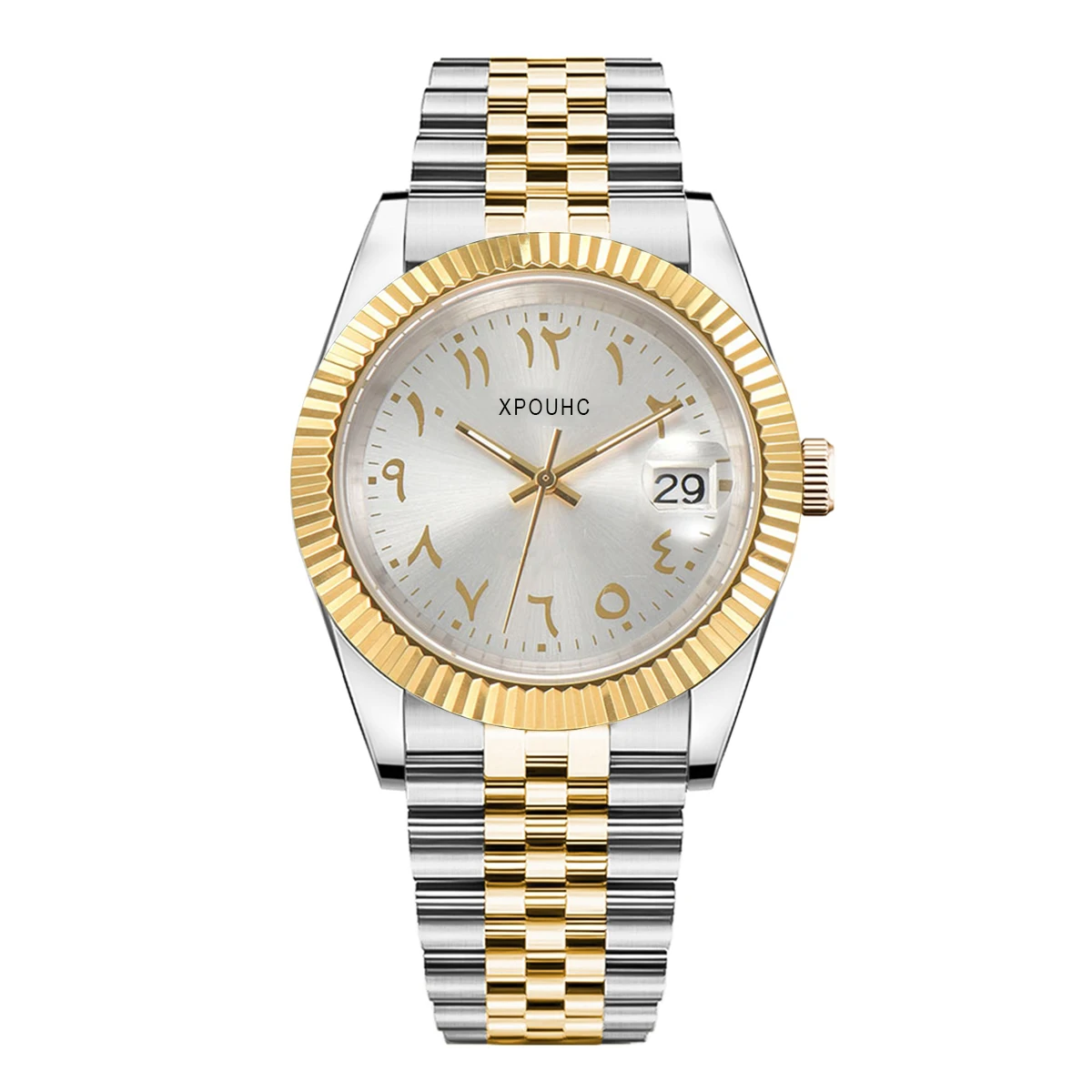 Часы NH35 на заказ Поддержка индивидуального логотипа Сапфировое стекло Корпус из