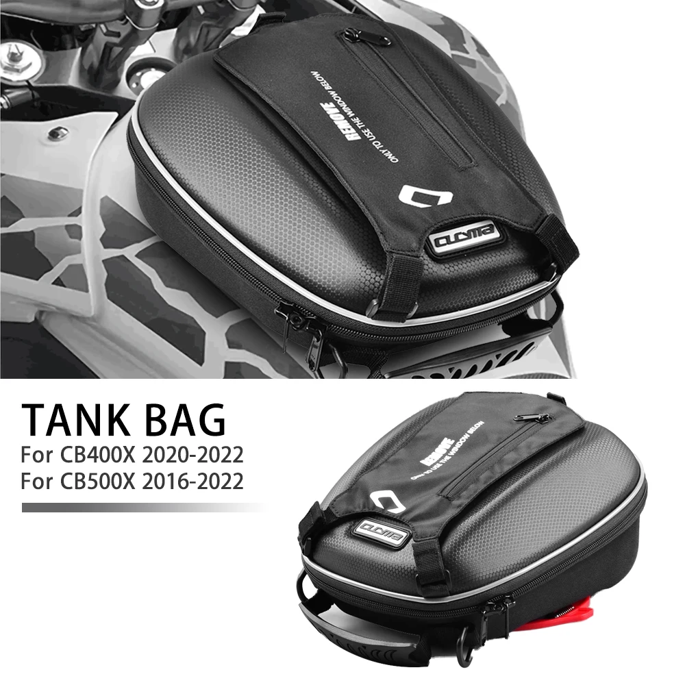 Enlarge Fuel Tank Bag Luggage For Honda CB400X CB500X CB 400 X CB 500 X 2019 2021 2022 Motorcycle Navigation Racing Bags Tanklock
