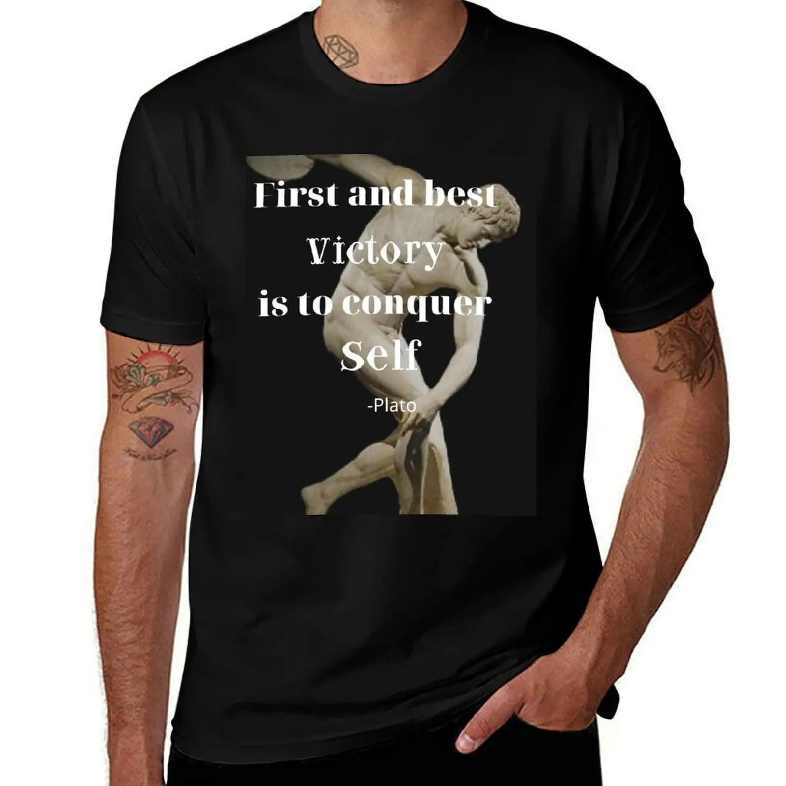 Фото Футболка «Дискобол» от Myron T-Shirt Essential, однотонная футболка №1