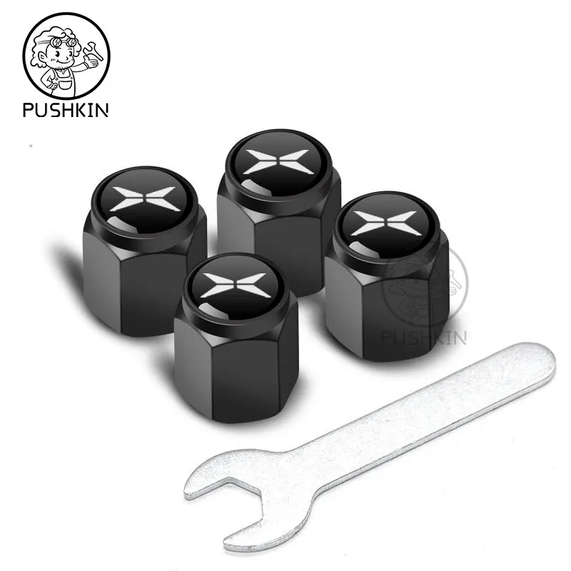 Колпачки клапанов автомобильных шин из алюминиевого сплава для Xpeng Xiaopeng P5 P7 G3 G6 G9