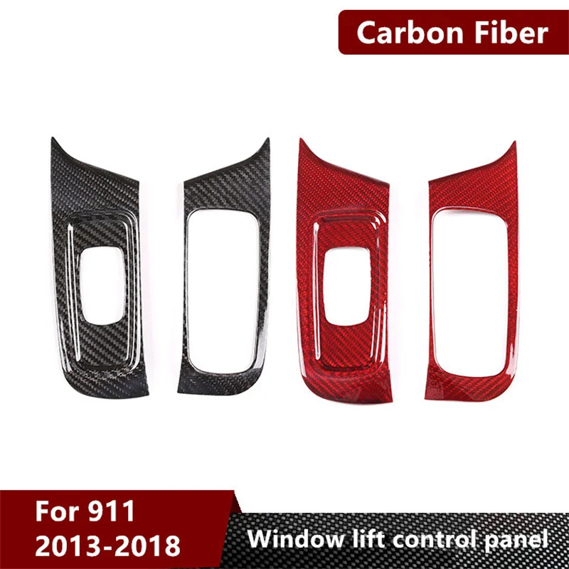 

Car Window Lift Panel for Porsche 911 2013-2018 Carbon Fiber Window Lift Control Switch Panel Porsche Interior Tuning