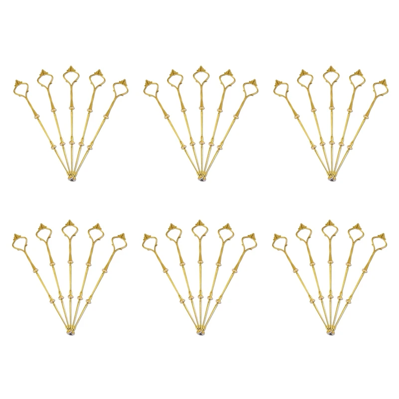 

3 Tier Golden Cake Stand(30 SETS) Holder,Crown