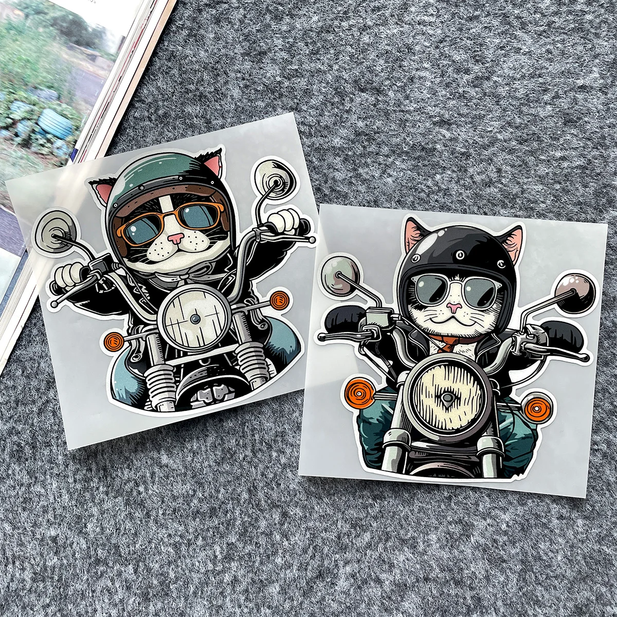 

Светоотражающие наклейки для автомобиля в стиле ретро, мотоцикл, скутер, топливный бак, мотошлем, декор на лобовое стекло, виниловые наклейки, аксессуары