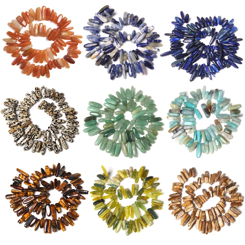 Натуральные длинные зубья в форме кристаллов каменная палочка разделительные