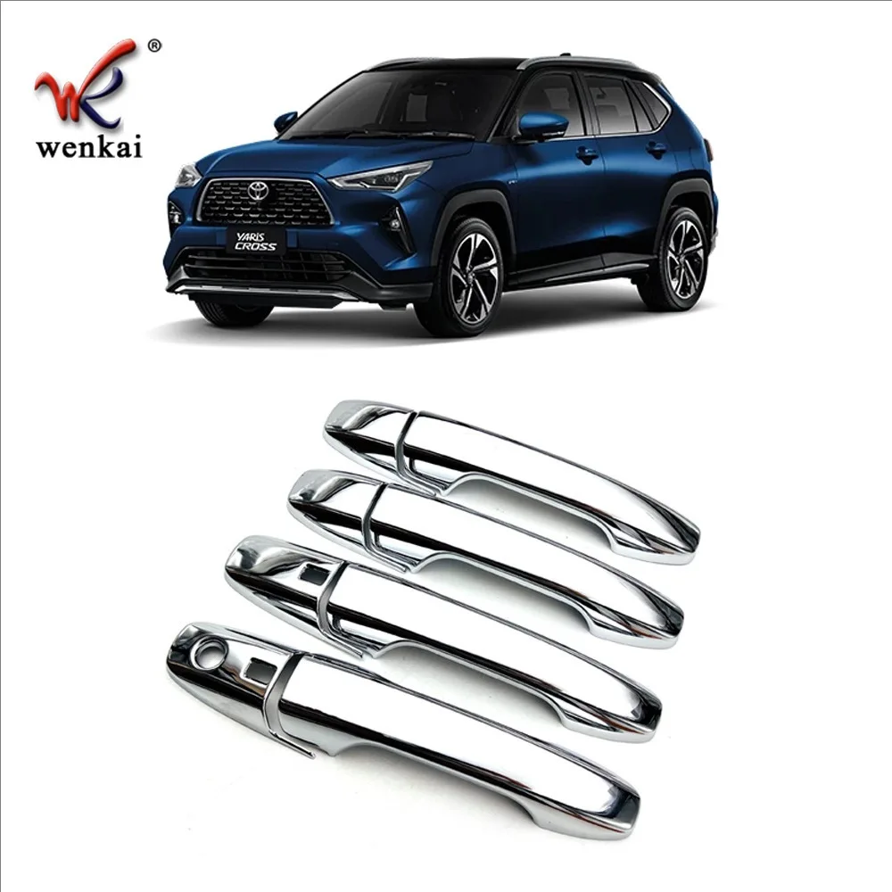 Для Toyota Yaris Cross 2023 крышка дверной ручки наклейка хромированные аксессуары 8 шт. (art.: 3920cf291dd55) - 3920cf291dd55