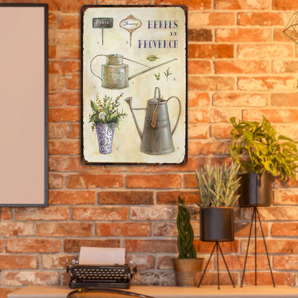 

Vintage Garden Tools Posters Iron Painting Metal Tin Sign Plaque Wall for Bar Home Room Patio Balcony Artistic Works