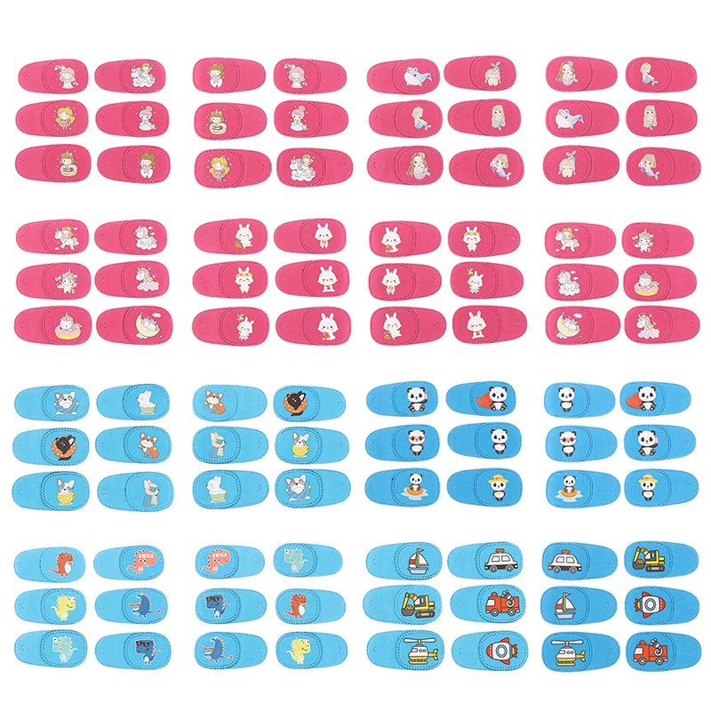 

6pc/set Children Health Care Kids Occlusion Medical Lazy Eye Patch Eyeshade For Kids Strabismus Treatment Vision Care Kit