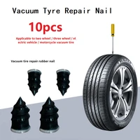 10pcs vacuum tyre repair nail for car trucks motorcycle scooter bike tire puncture repair universal tubeless rubber nails
