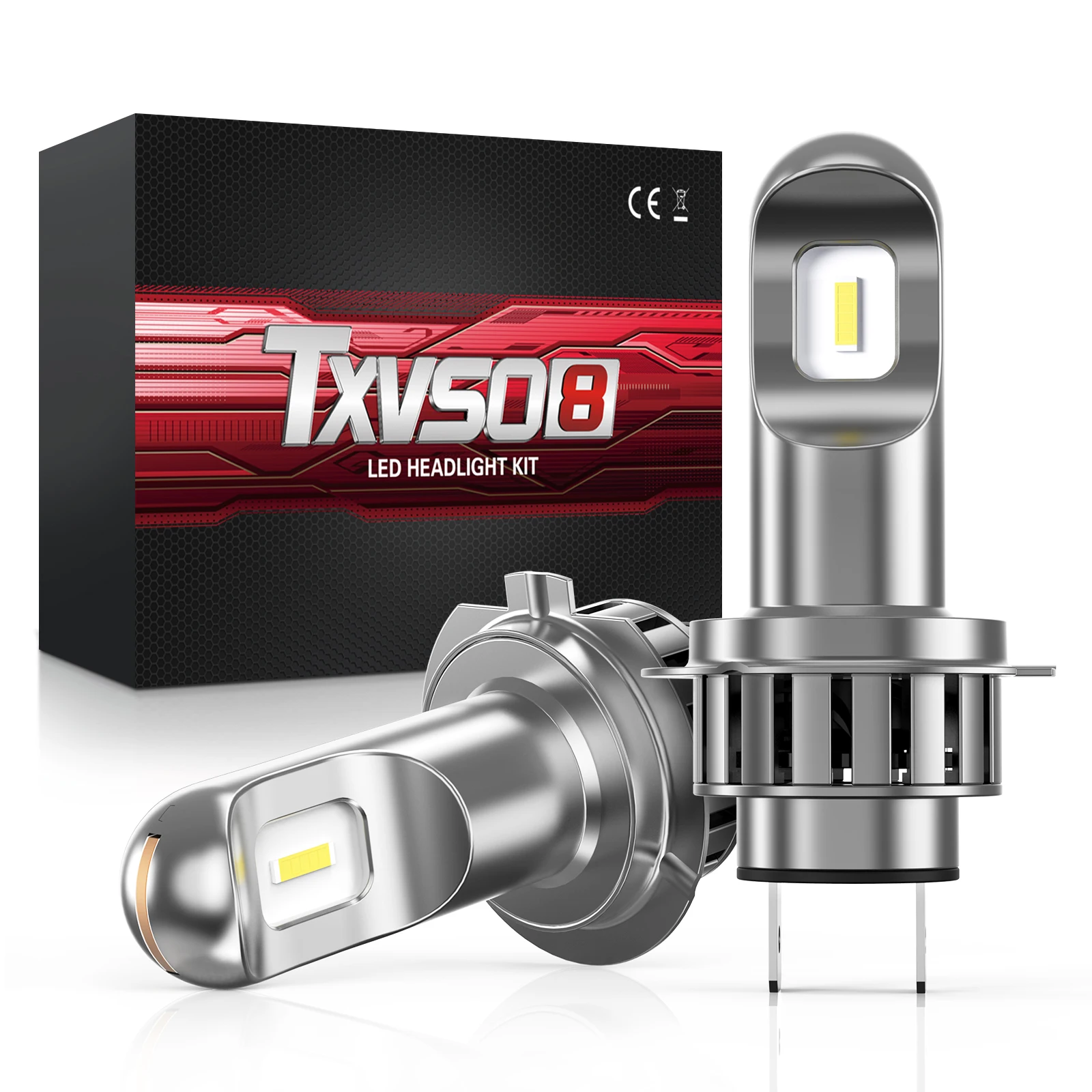 

Светодиодные лампы TXVSO8 H7 для автомобиля, 6000K, лм, 50 Вт/пара, универсальные супер яркие COB лампы для автомобилей, светодиодные лампы