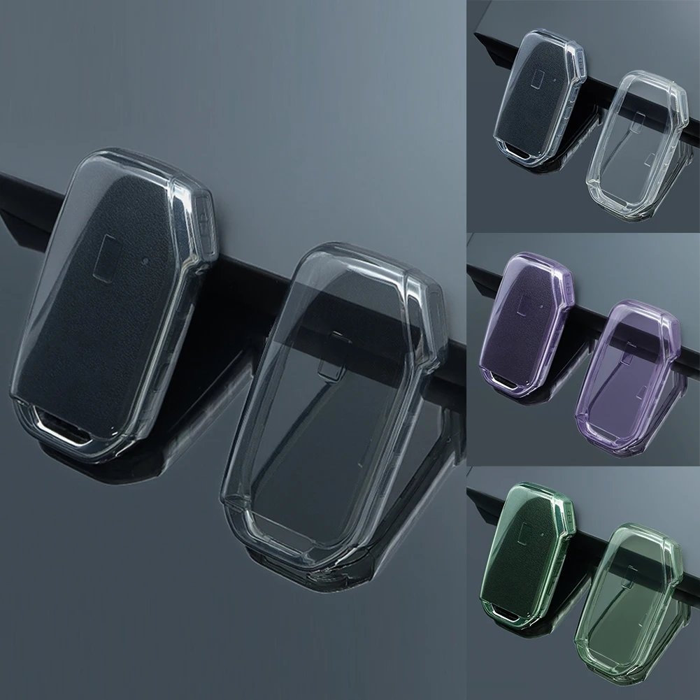 

Clear Transparent TPU Car Smart Key Cover Cases For Kia Soul Optima Sorento Car Key Cases Bag Cover Protector