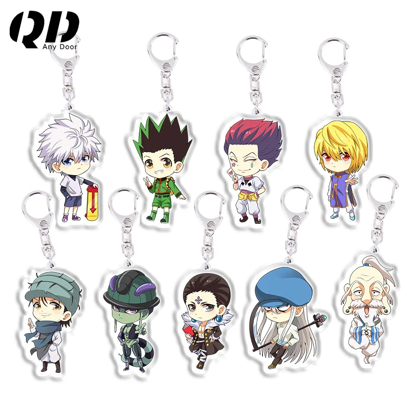 HUNTER x Аниме Killua Zoldyck Kurapika ключ двухсторонний брелок прозрачный держатель для
