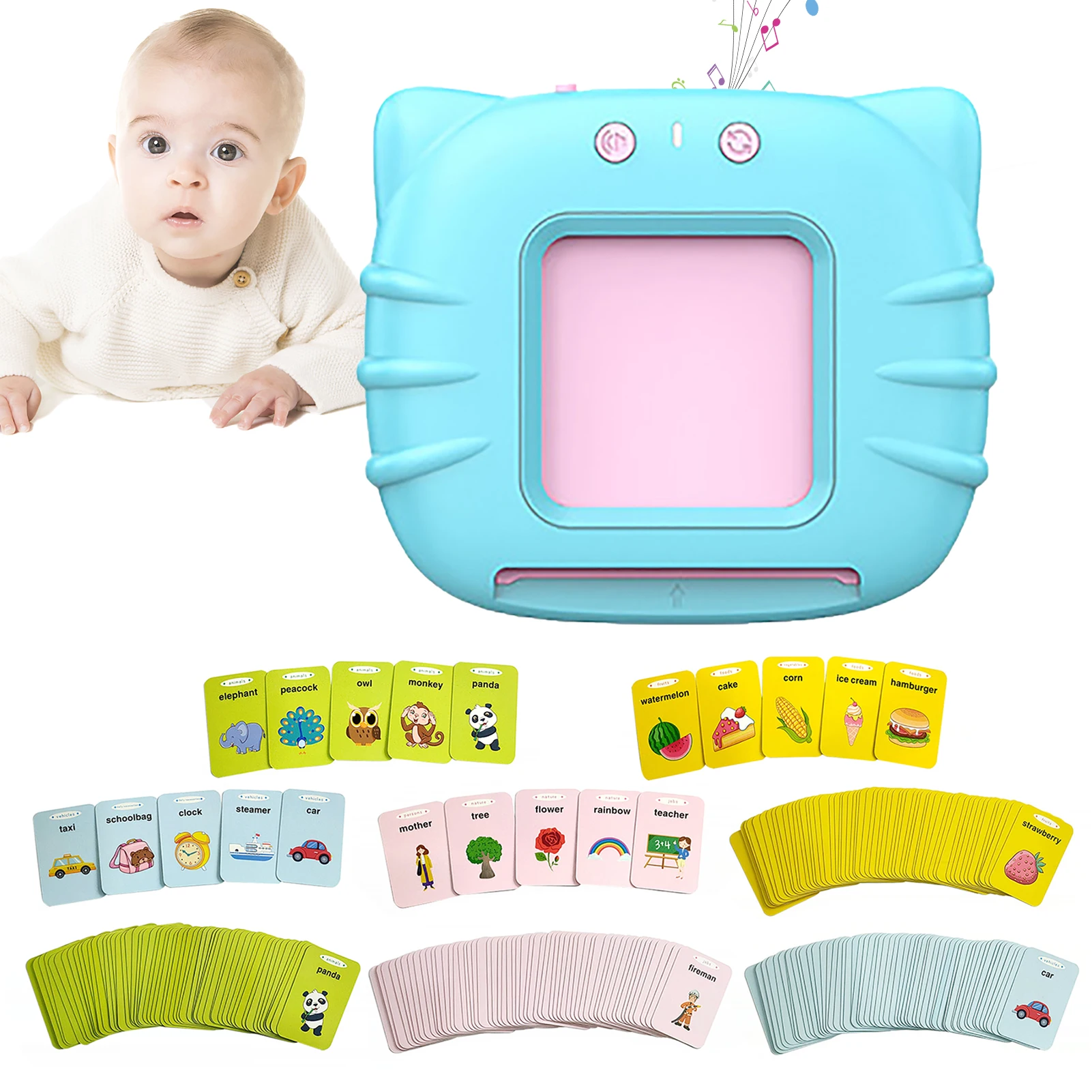 

Обучающая аудиокарта для раннего развития детей 2-7 лет