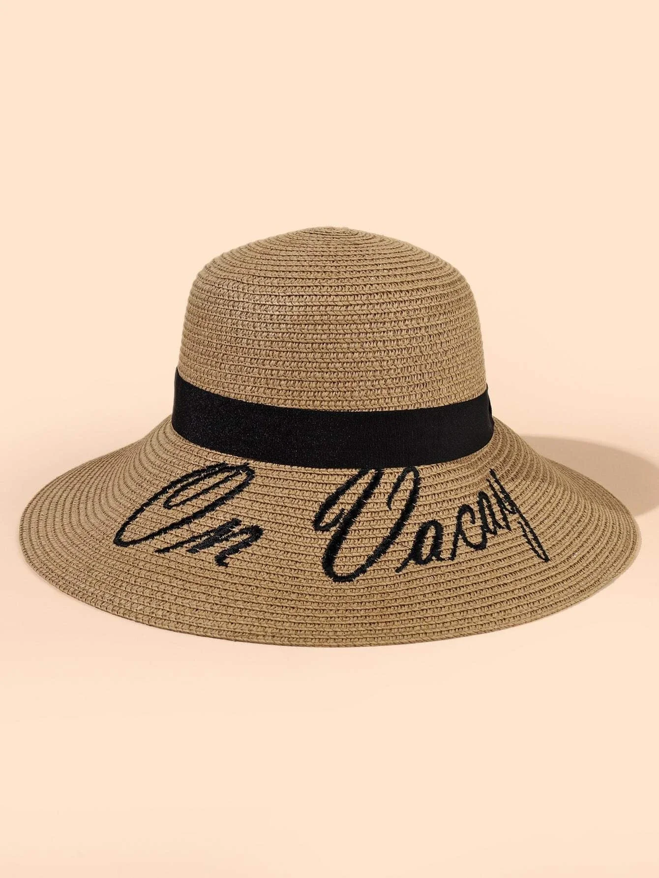 

Beach hat embroidery hat female embroidery flamingo summer sun dome sun hat various men and women bucket hats