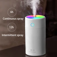 400ml ultrasonic air humidifier mini usb essential oil diffuser with colorful night light lamp for office home car