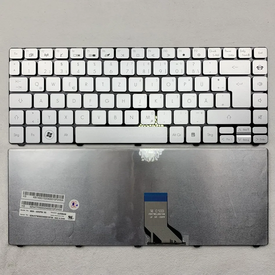Немецкая клавиатура для ноутбука Gateway EC39 ID43 ID43A03c TM8481 ID49 ID49C13u ID49C14u ID43A06c ID43A08c ID49C04u ID49C07u GR