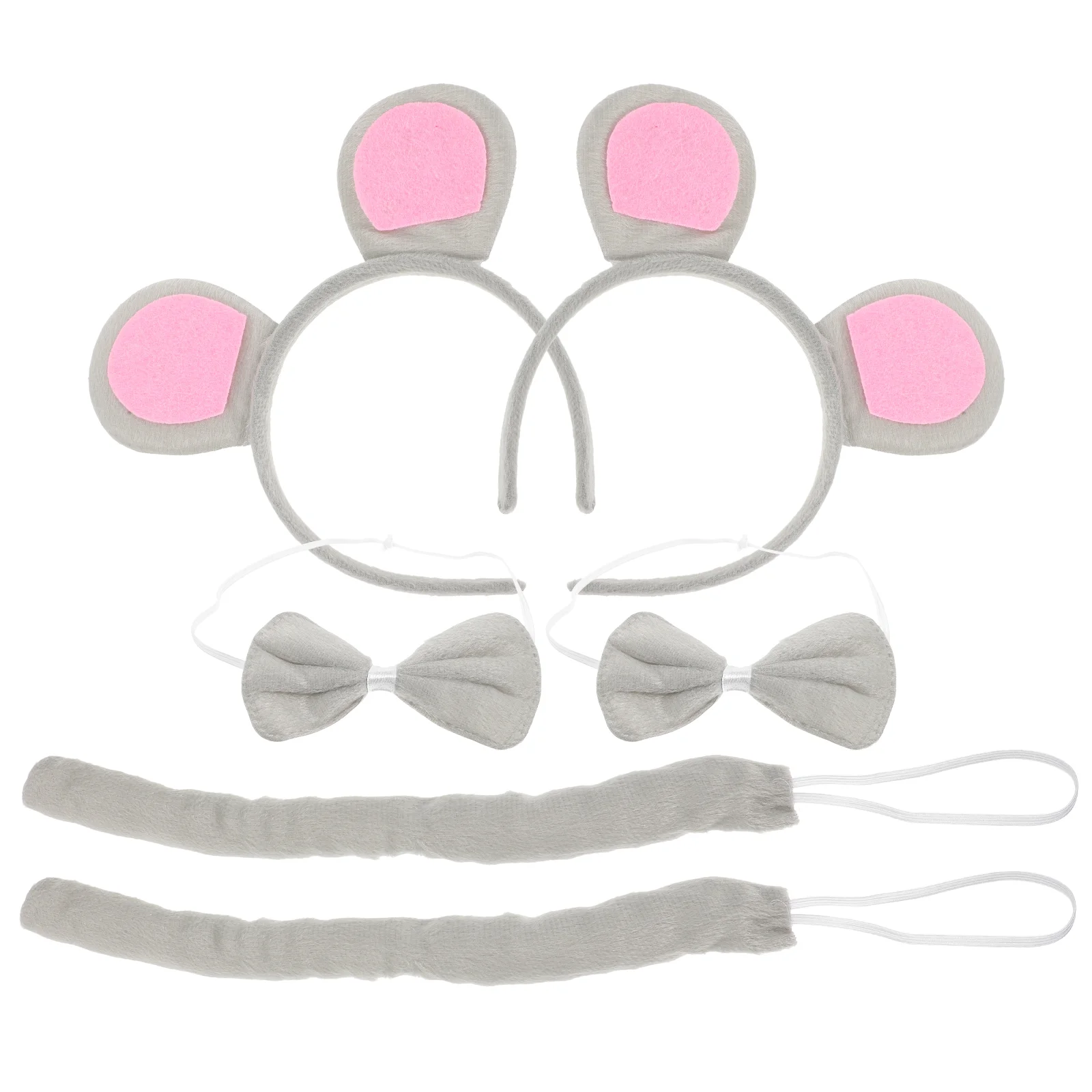 

2 Set Kids Fancy Dress Animal Hair Band Clothing Tail Prop Performance Headband Child