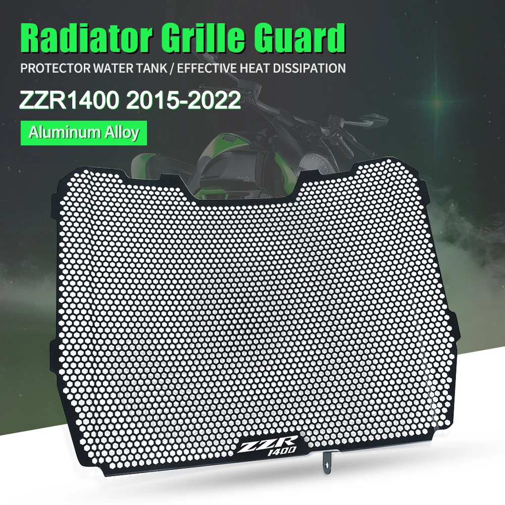 

Motorcycle Radiator Guard Grille Cover Oil Cooler Guard protection For Kawasaki ZZR1400 ZZR 1400 2015 2016 2017 2018 2019 2020