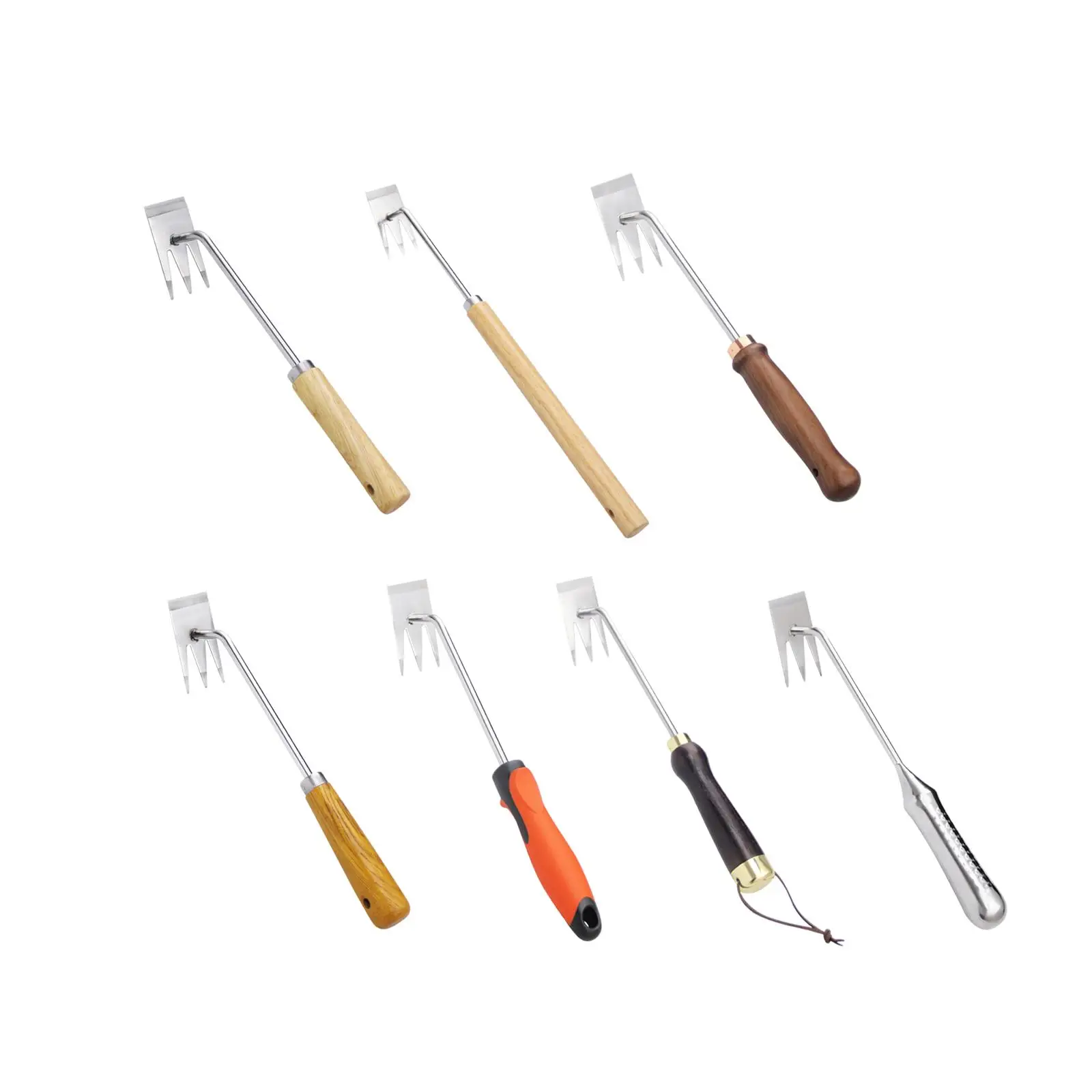 

Stainless Steel Uprooting Weeding Tool Removing Thistles, Dandelions, Crabgrass, Chickweed Dual Purpose Weeder for Farm Backyard