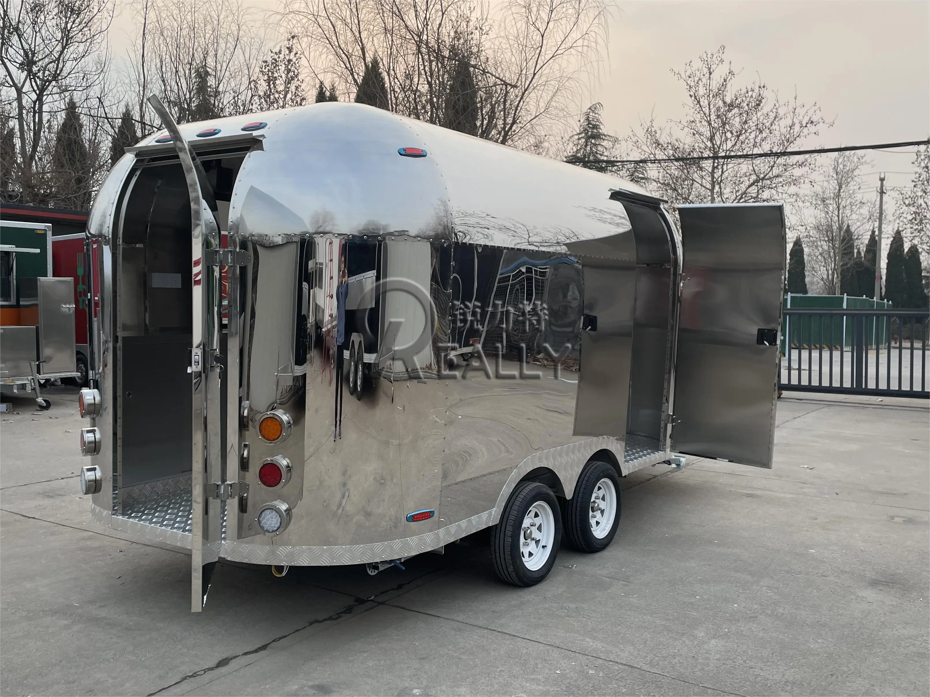 Трейлер для продажи еды из нержавеющей стали от производителя