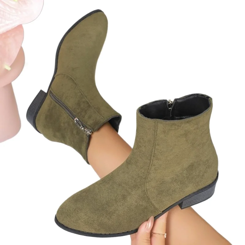 Женские ботинки на платформе женские ботильоны осенние модные элегантные из