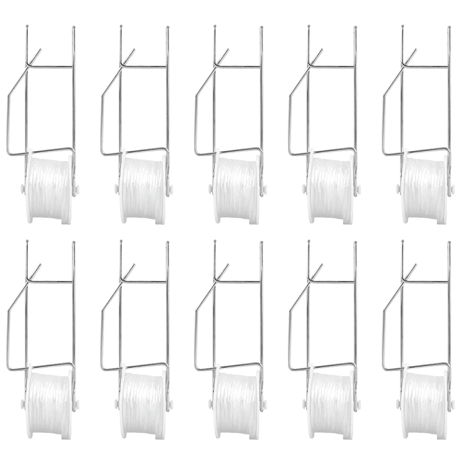 

6/10Pcs Plant Roller Hook Tomato Trellis Roller Hooks Tomato Support Hooks Hooks For Tomato Plant Greenhouse Flower Vine