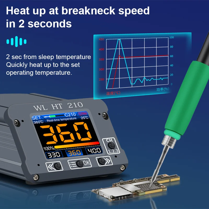 

Сварочная станция бренда WL 210 245 T12, паяльник с регулируемой температурой для стандартного ремонта, набор инструментов для сварки