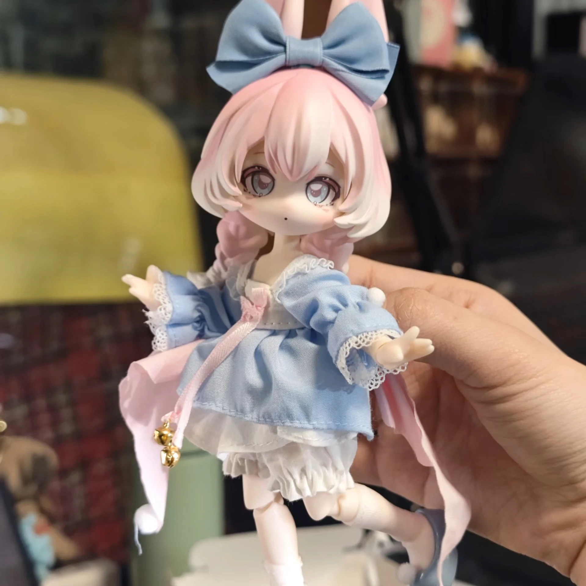 Подлинная 1/12 Bjd недейная кукла Jump Lunar Time Bunny Baby Series слепая коробка подвижная