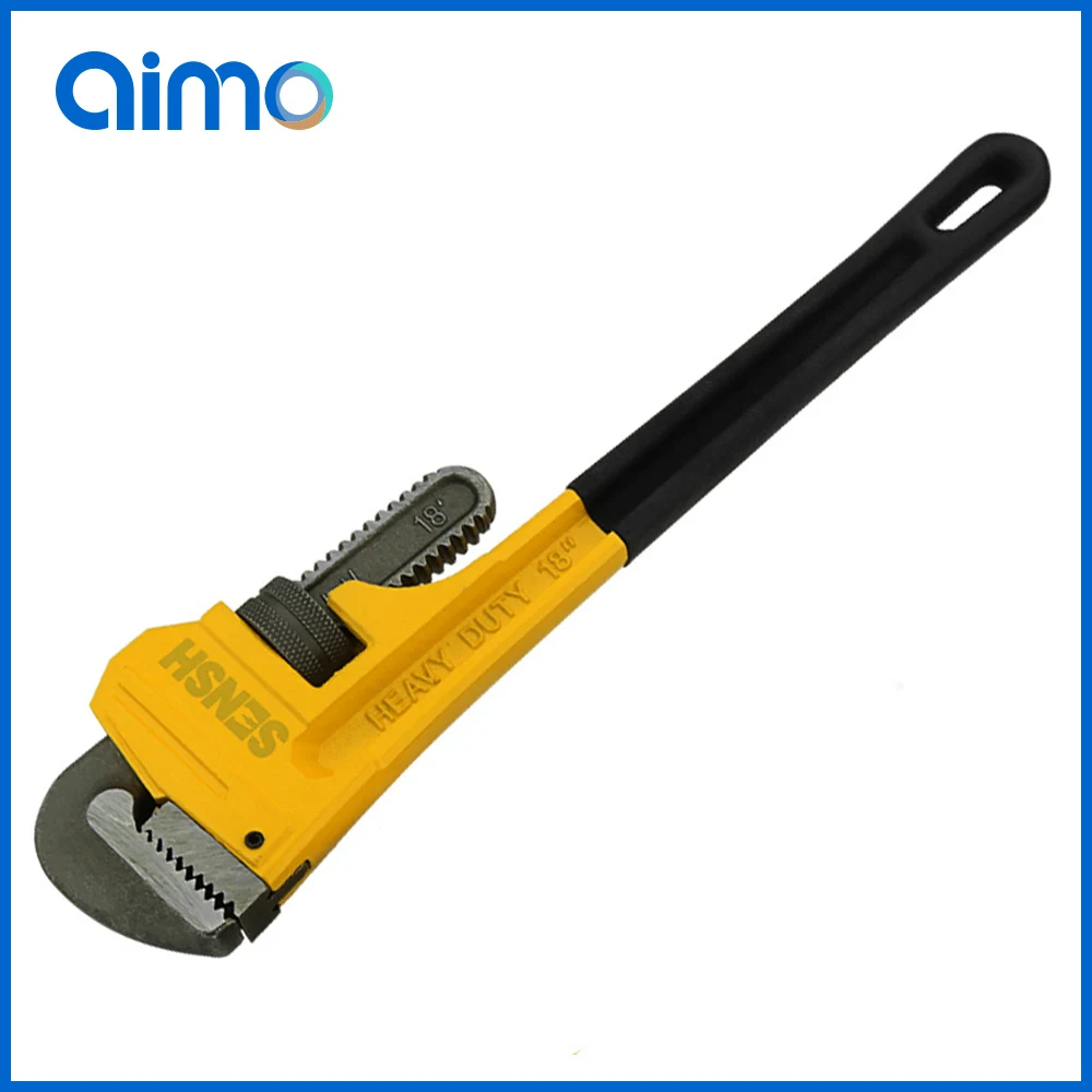 

Heavy Duty Straight Pipe Wrench 8in/10in/12in/14in/18in/24in/36in/48in Wrenches Universal Adjustable Pipe Clamp Pliers Tool