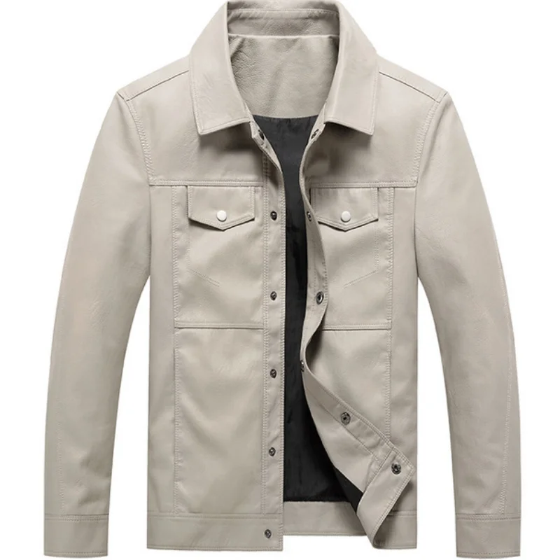 Весенне-осеннее тонкое стильное пальто с карманами и отложным воротником