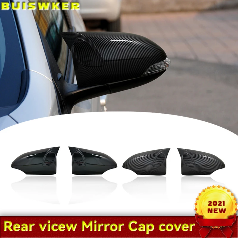 

Car Rearview Mirror Cover Mirror Case Housing Shell For Toyota Yaris 2012-2019 car accessories