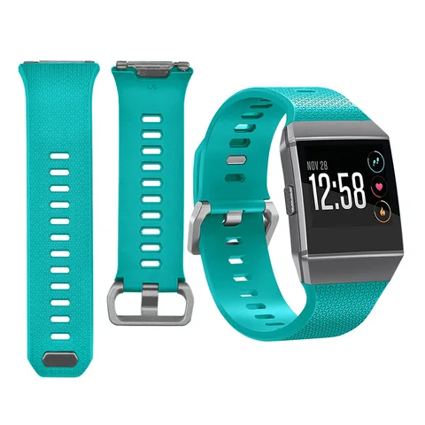 Ремешок для умных часов Fitbit, ионный спортивный браслет с трекером, Силиконовый Браслет для Fitbit, сменный ремешок для смарт-часов