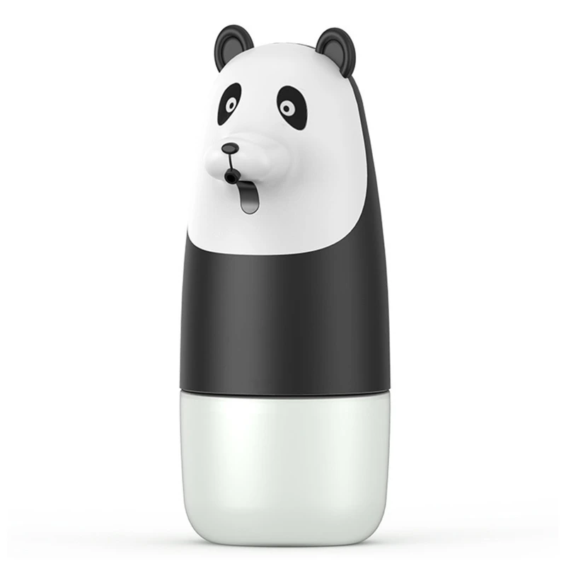 

E9LD Automatic Panda Foam Soap Dispenser Foam Pump Bottles Touchless Hand Sanitizer Dispenser Bottle Gel Liquid Dispenser USB