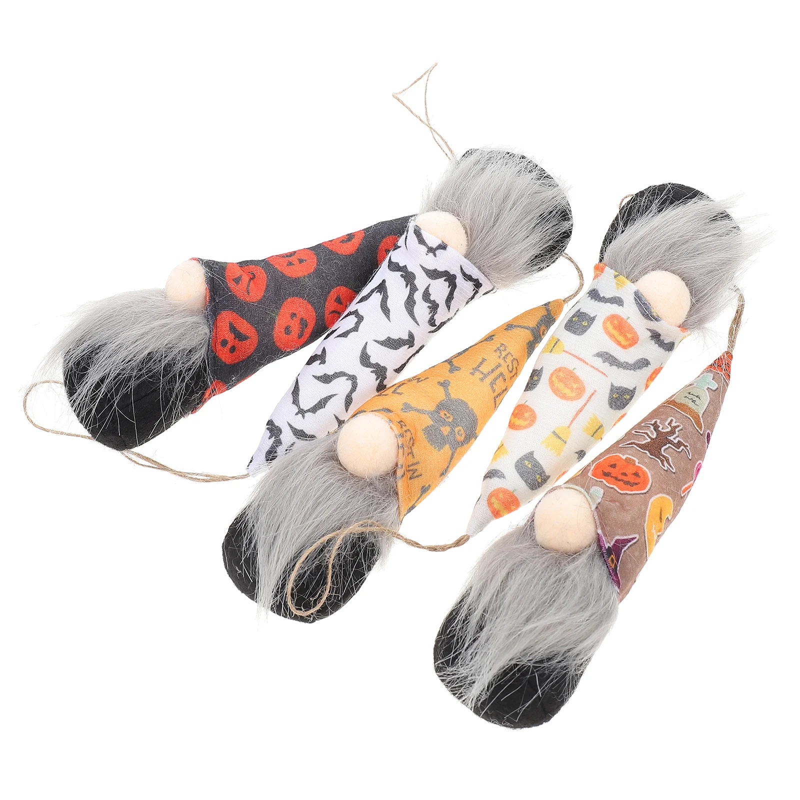 

4Pcs Gnome Dolls Standing Pointy Hat Gnome Dolls Long Beard Dolls