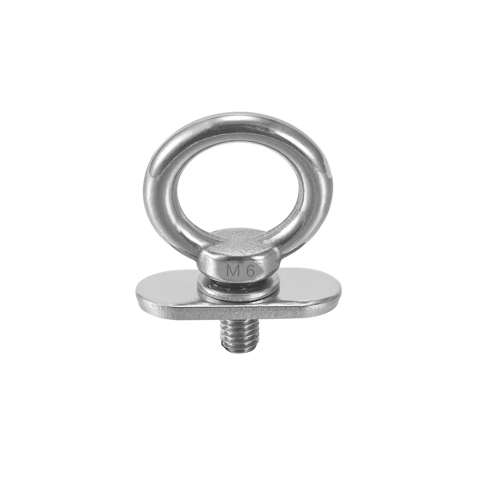 Track Mount Tie Down Eyelets,Kayak Track Accessories, M6 Bolt, 316 Stainless Steel(1 or 2 Pcs)