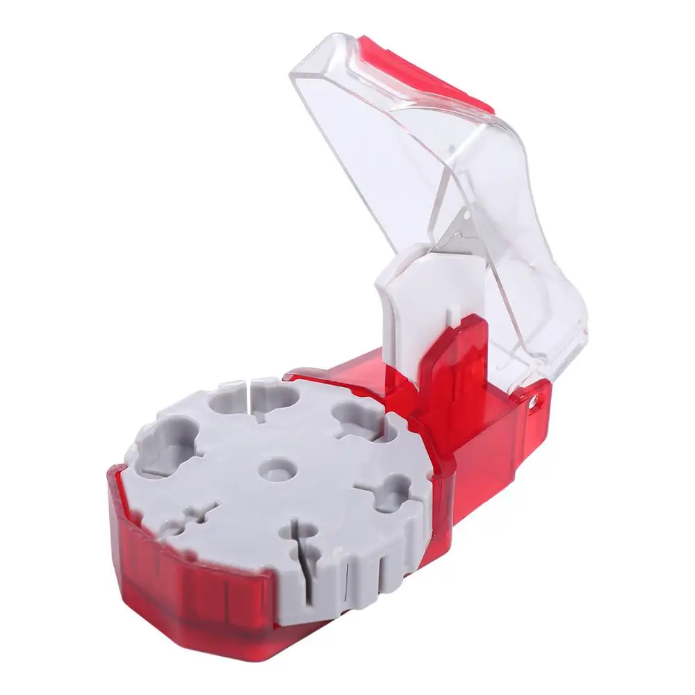 Мини-портативный ящик для резки таблеток прозрачный удобный чехол измельчения