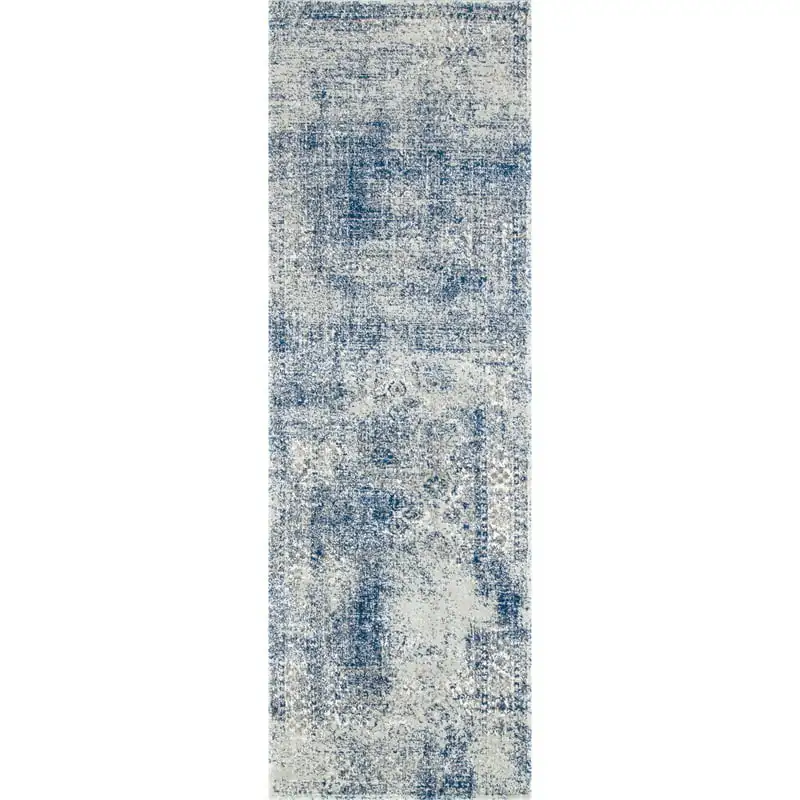 

Willena Runner Rug, 2' 6" x 6', Blue