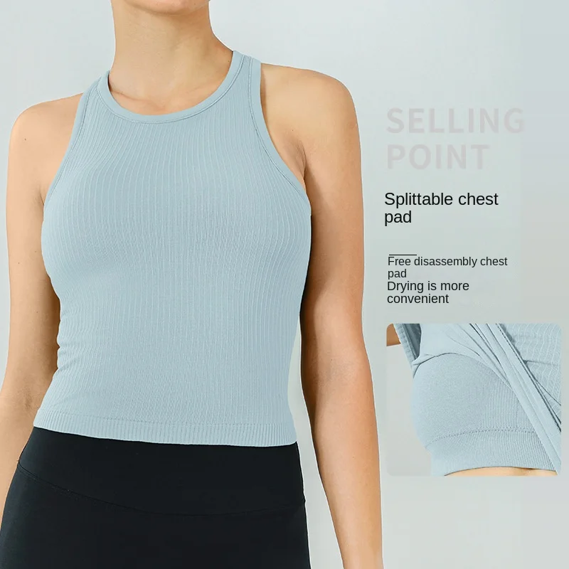 YOGA Women's Racerback Workout Tank Tops Fit - Soft Pima Cotton Athletic Yoga Shirts Lightweight